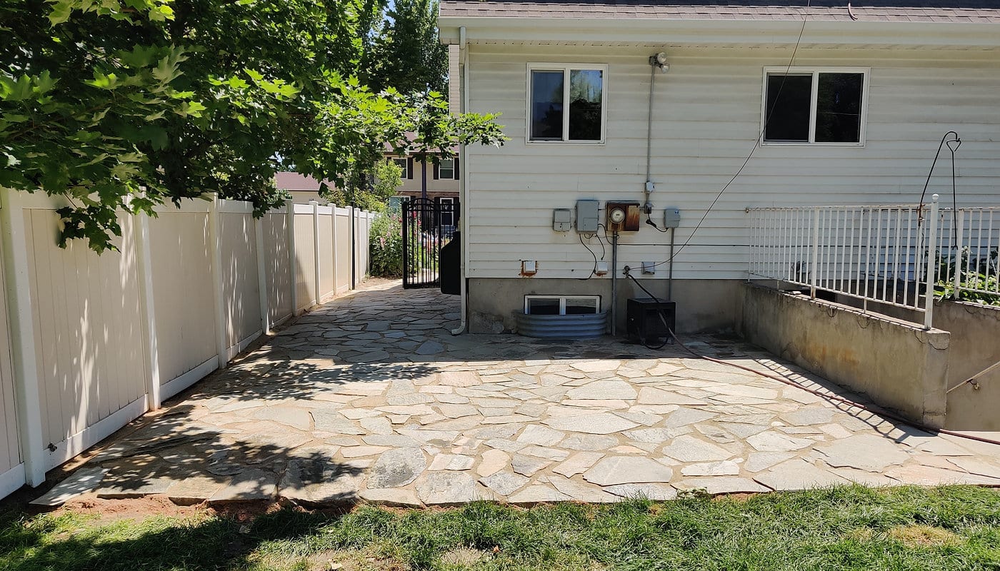 Custom paver patio and hardscape installation